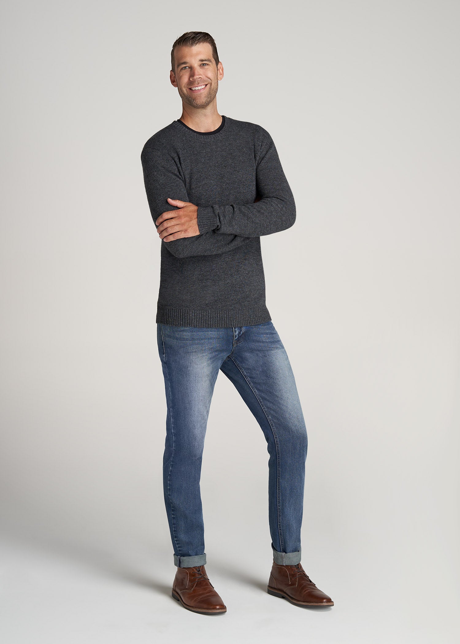 American-Tall-Men-LJ-Wool-Sweater-CharcoalMix-full