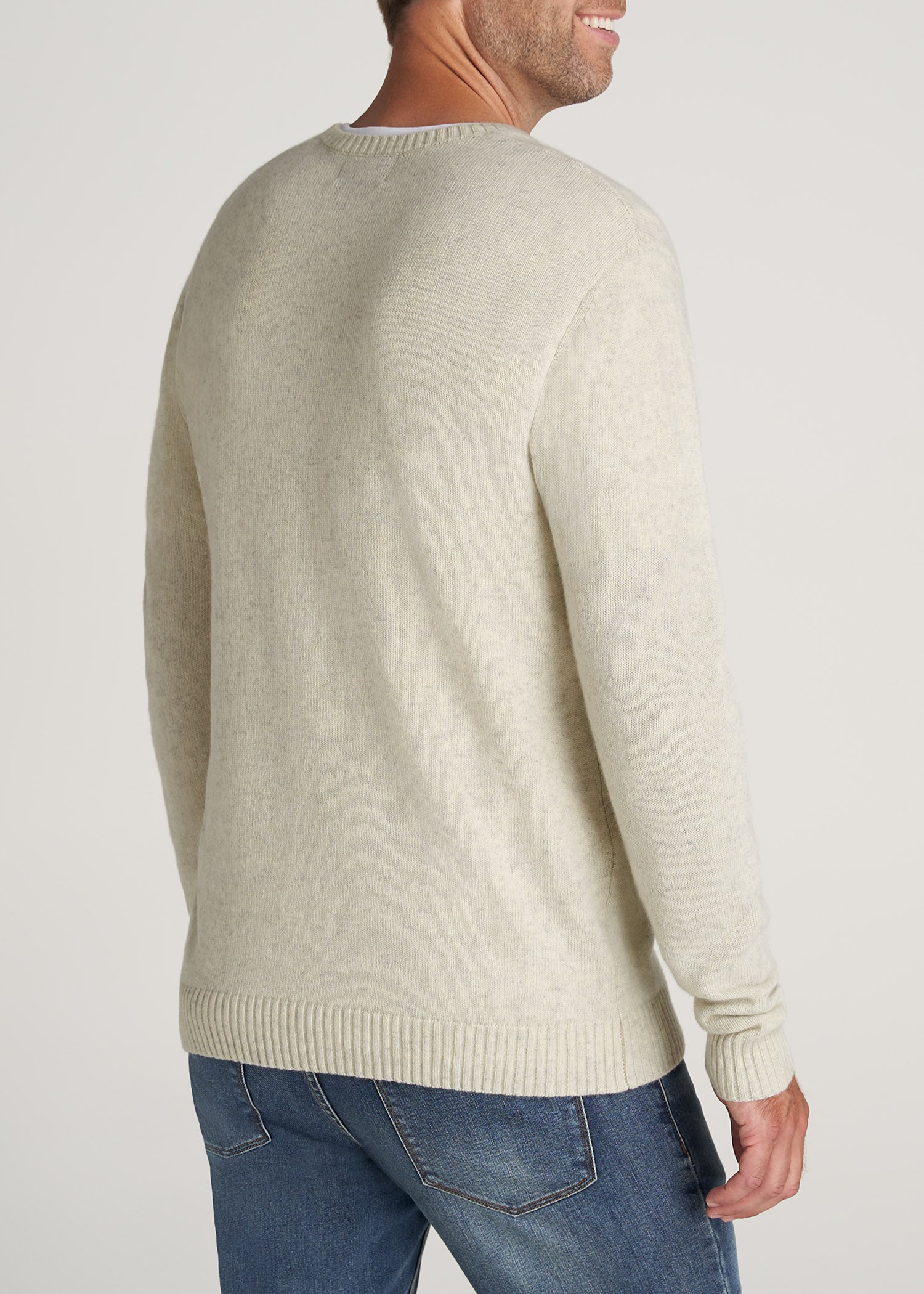 American-Tall-Men-LJ-Wool-Sweater-StoneMix-back