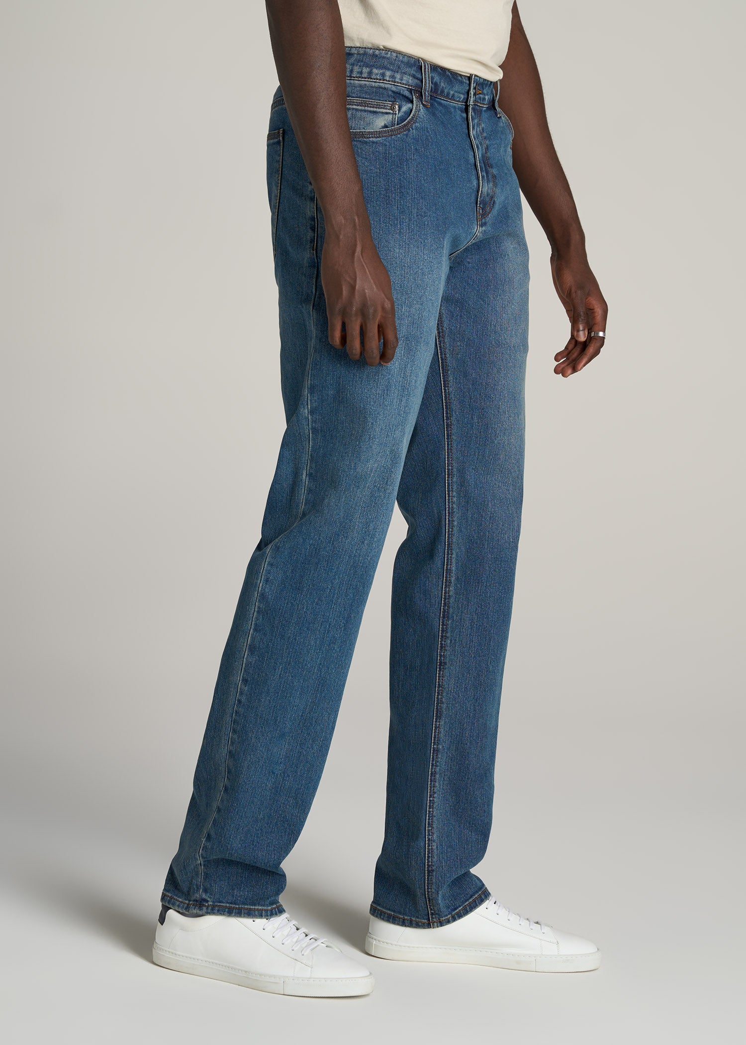    American-Tall-Men-LJS-Rugged-J1-STRAIGHT-LEG-Jeans-Worker-Blue-side