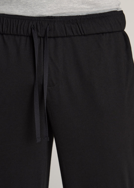 American-Tall-Men-Lounge-Pajama-Pants-Black-detail
