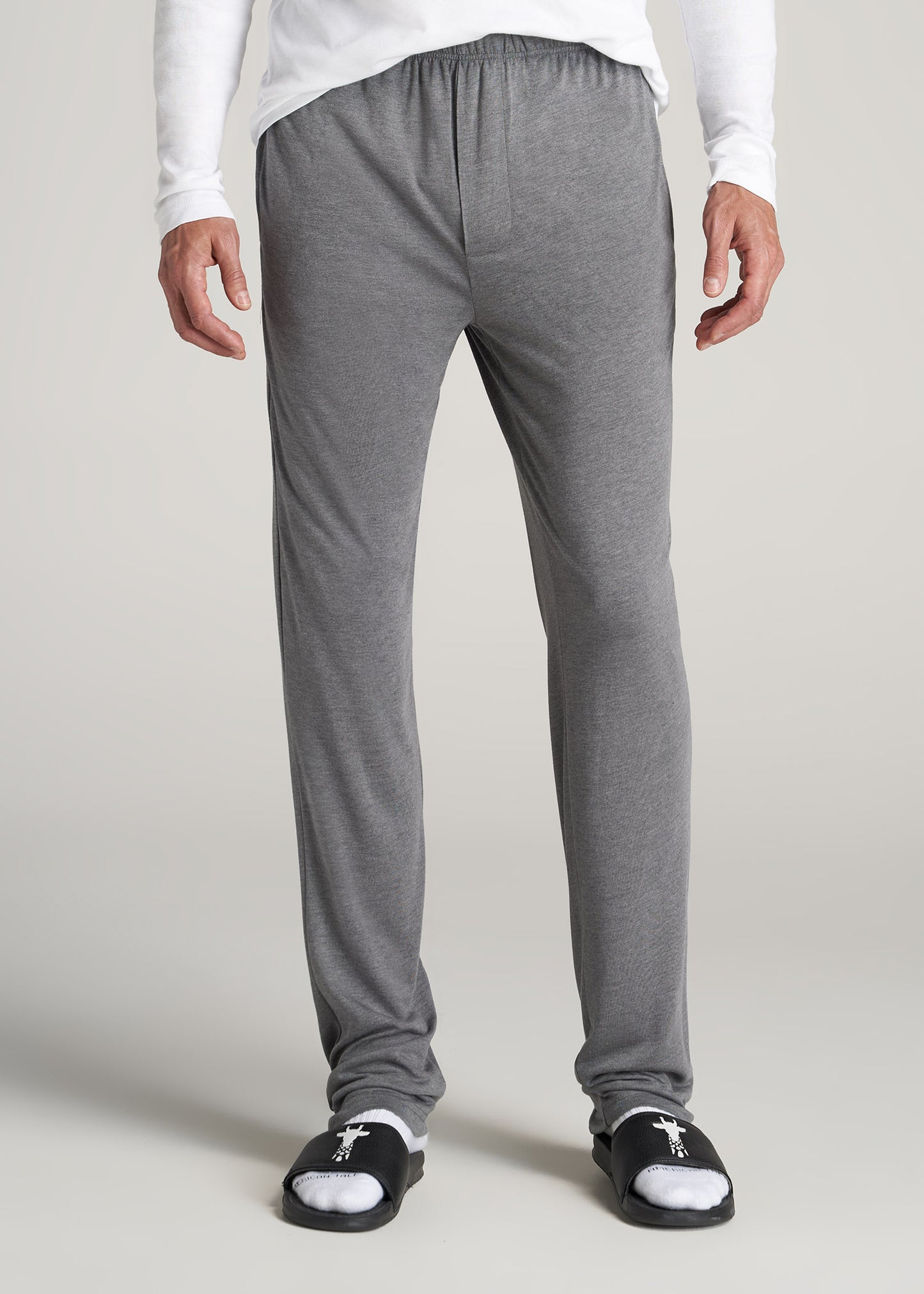       American-Tall-Men-Lounge-PajamaPants-CharcoalMix-front