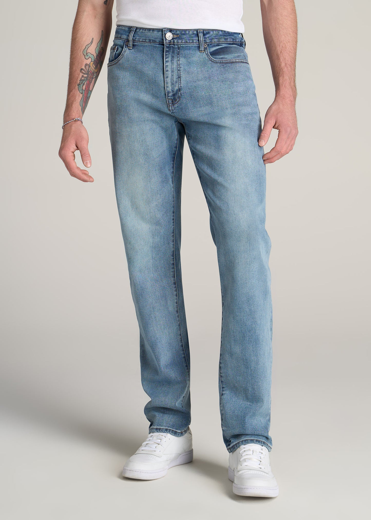 American-Tall-Men-Mason-SEMI-RELAXED-Jeans-New-Fade-front