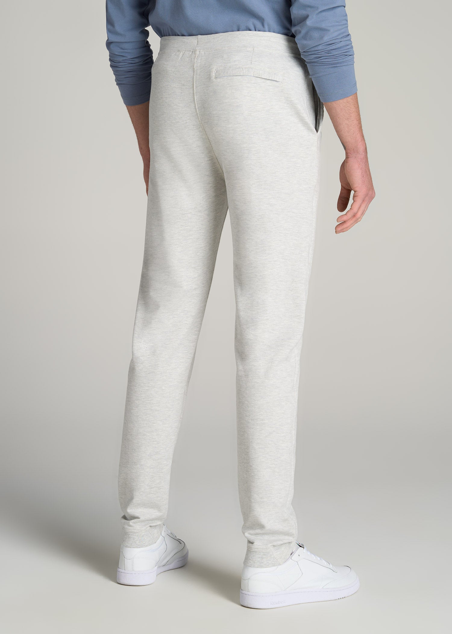        American-Tall-Men-Microsanded-French-Terry-Sweatpant-Grey-Mix-back