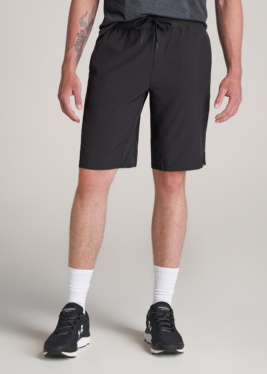    American-Tall-Men-Performance-Stretch-Woven-Shorts-Black-front