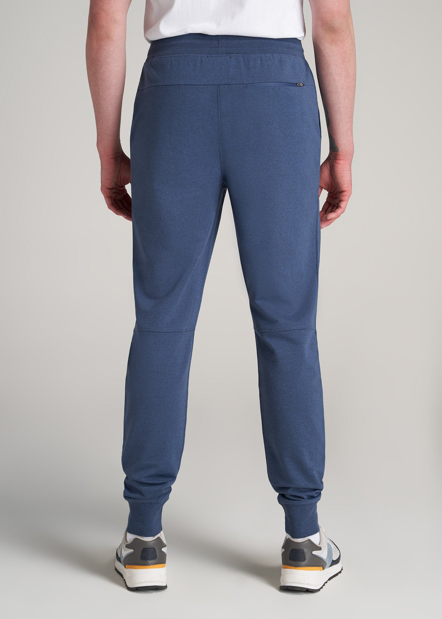       American-Tall-Men-Performance-Tapered-French-Terry-Jogger-Navy-Mix-back