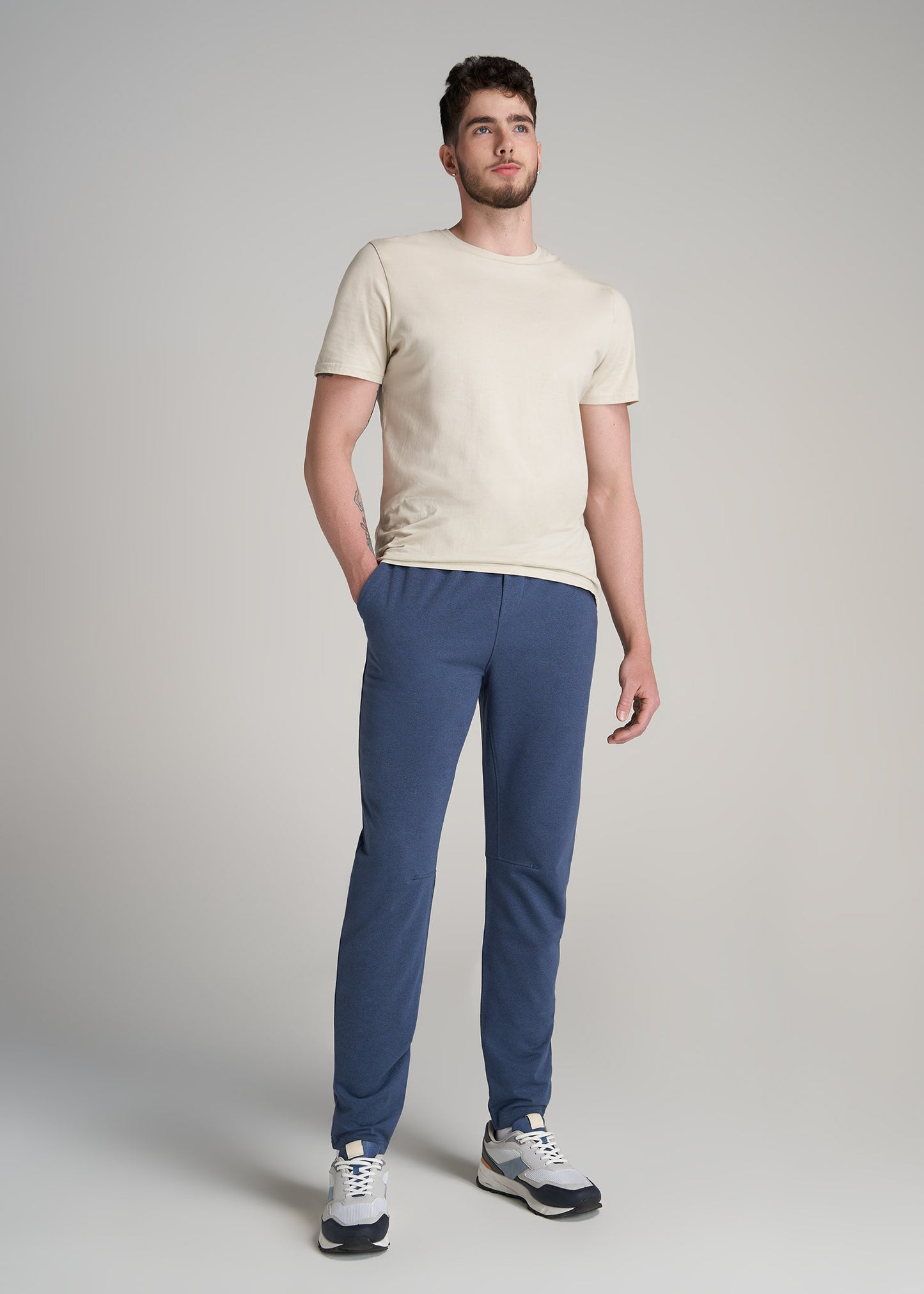 American-Tall-Men-Performance-Tapered-French-Terry-Sweatpants-Navy-Mix-full