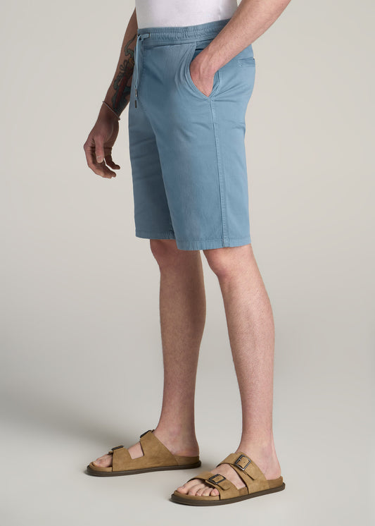 American-Tall-Men-Pull-On-Stretch-Twill-Shorts-Chambray-side