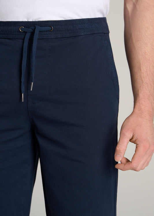 American-Tall-Men-Pull-On-Stretch-Twill-Shorts-Navy-detail