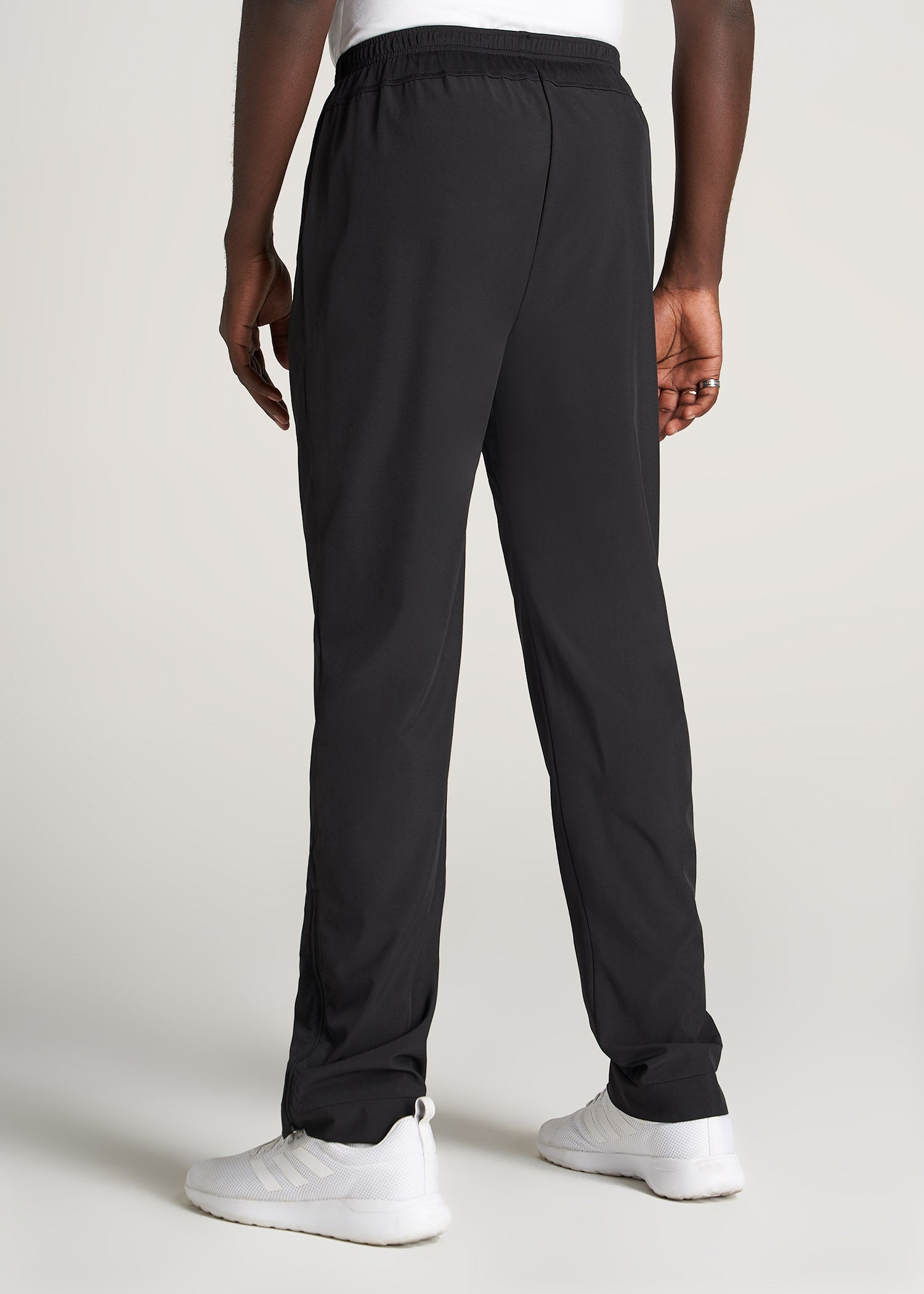     American-Tall-Men-RelaxedFit-LightWeight-AthleticPant-Black-back
