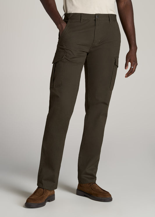     American-Tall-Men-Stretch-Twill-Cargo-Pants-Camo-Green-front
