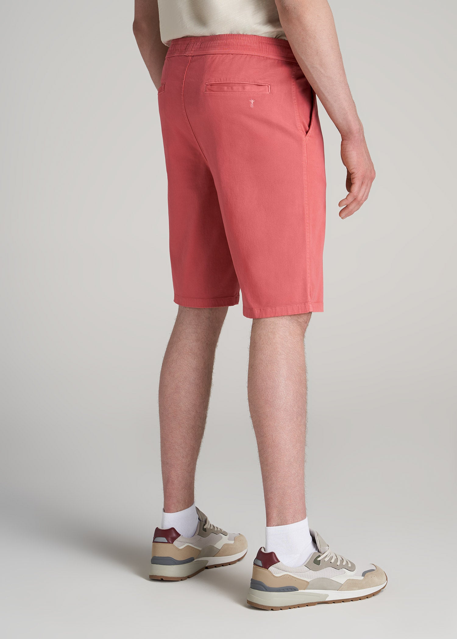    American-Tall-Men-Stretch-Twill-Pull-On-Shorts-Canyon-Red-back