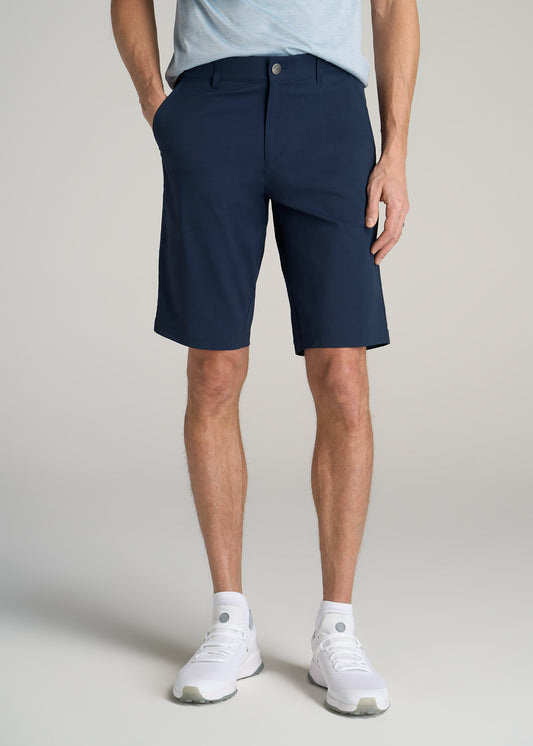        American-Tall-Men-Traveler-Chino-Shorts-Marine-Navy-front