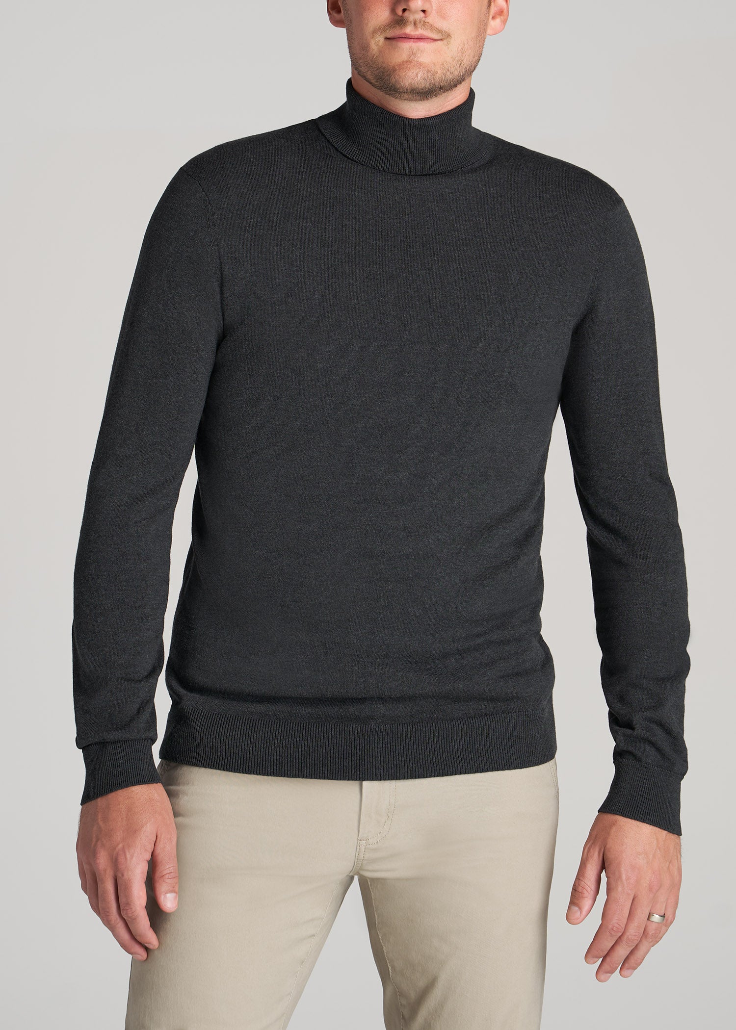    American-Tall-Men-Turtleneck-Charcoal-Mix-front