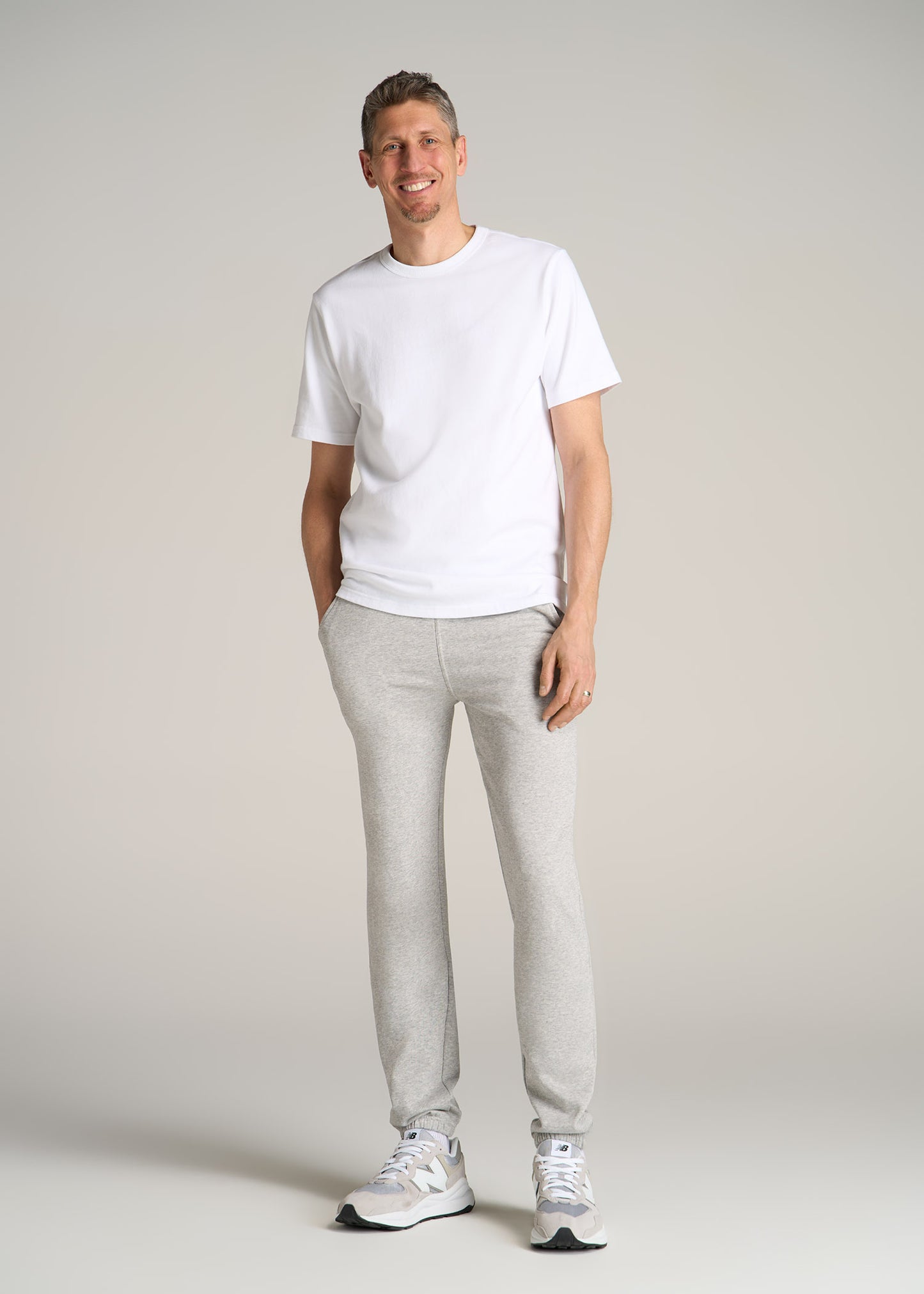 American-Tall-Men-Wearever-French-Terry-Sweatpants-Grey-Mix-full