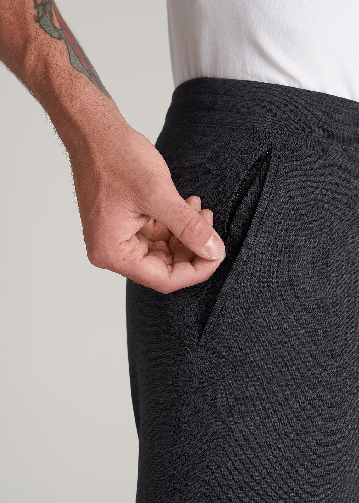    American-Tall-Men-Zip-Bottom-Performance-Pant-Charcoal-Mix-pocket