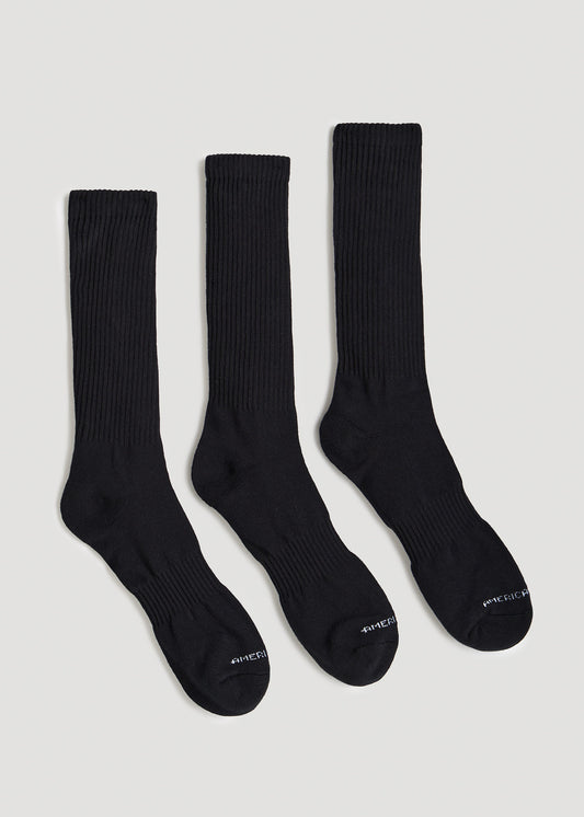    American-Tall-Mens-Athletic-Crew-Socks-X-Large-Size-14-17-Black-3-Pack-back