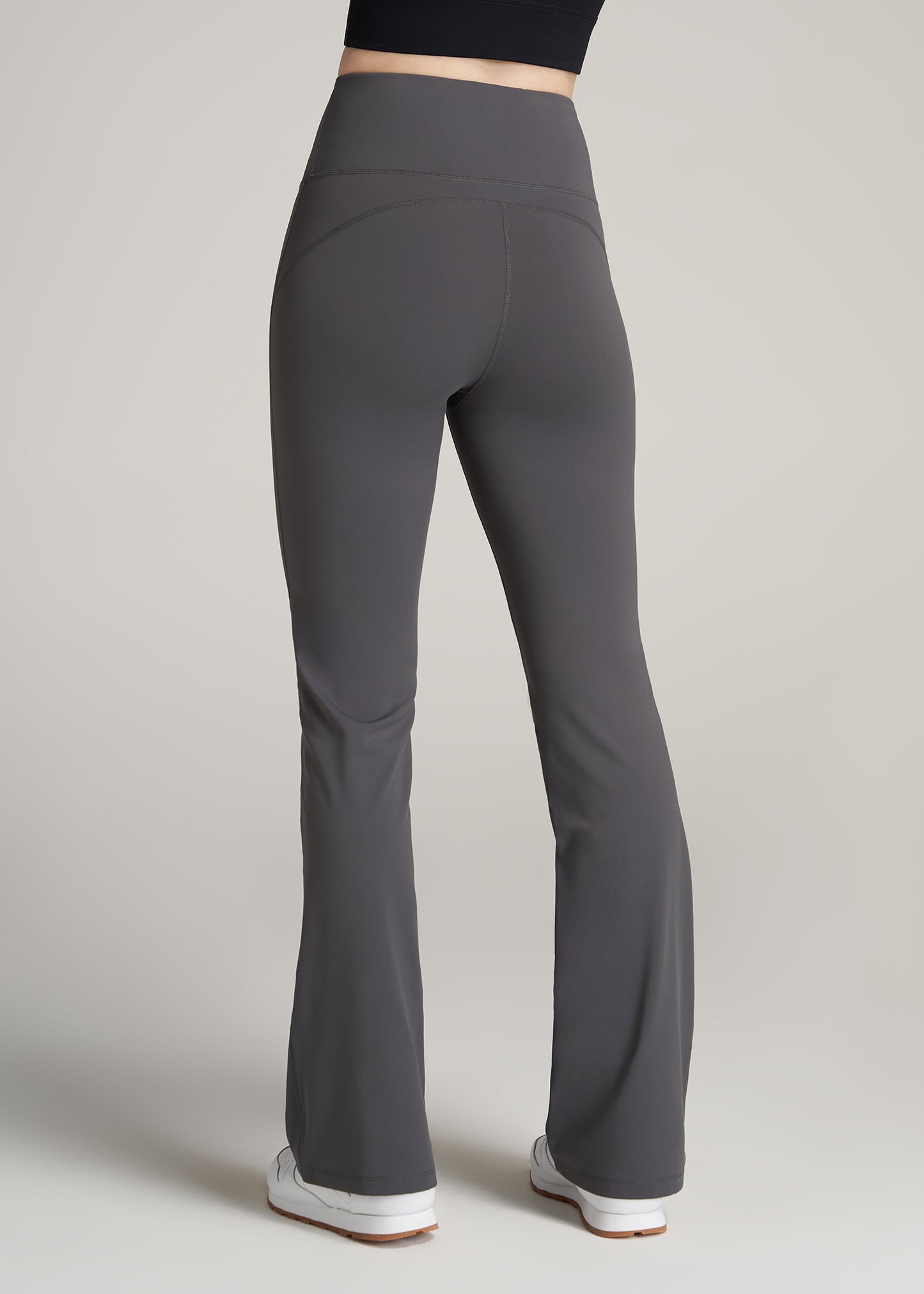    American-Tall-Women-Balance-OpenBottom-Yoga-Pant-Charcoal-back