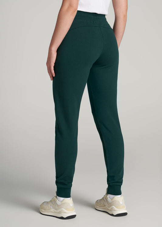    American-Tall-Women-French-Terry-Jogger-Emerald-back