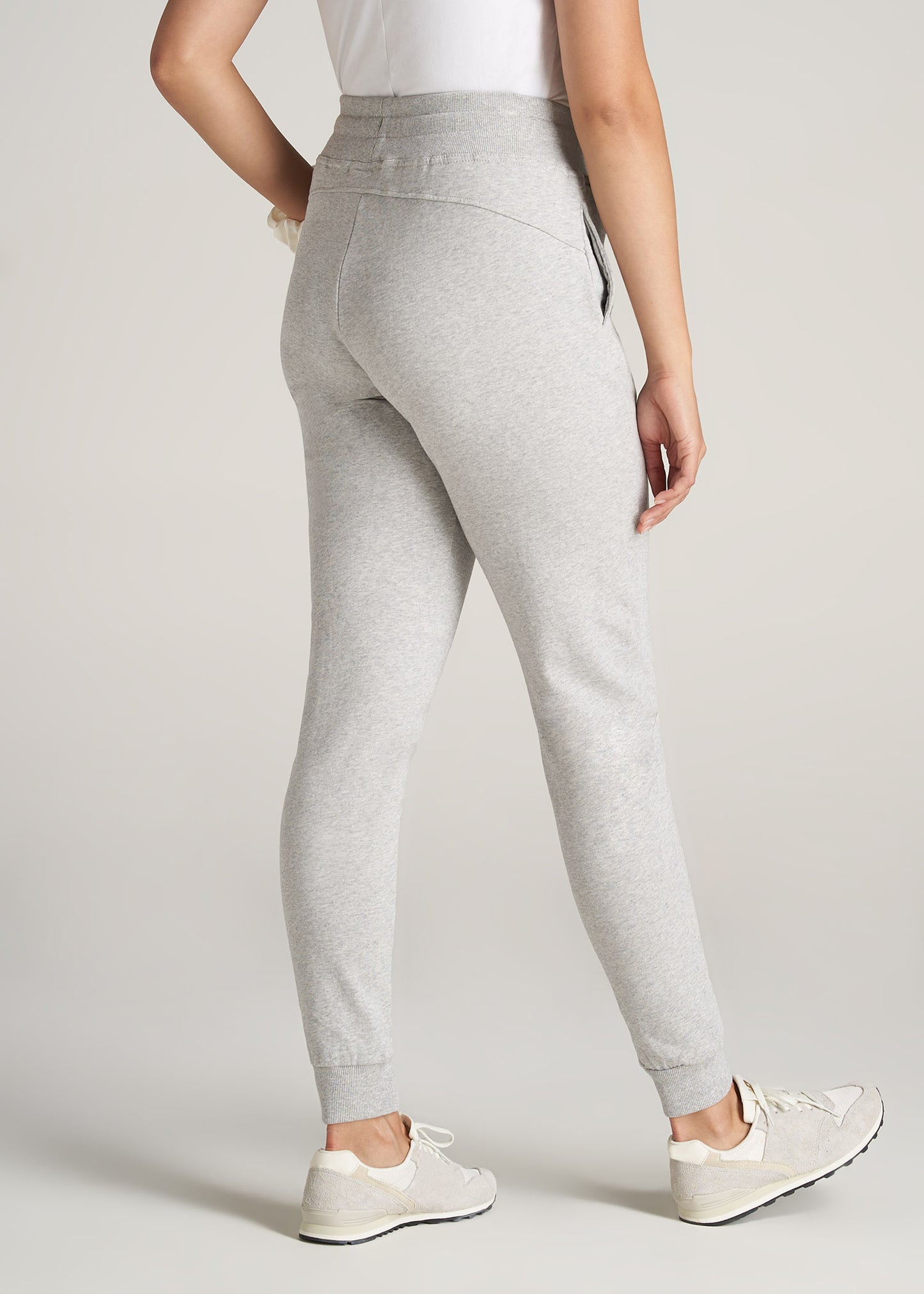    American-Tall-Women-FrenchTerry-Jogger-GreyMix-back