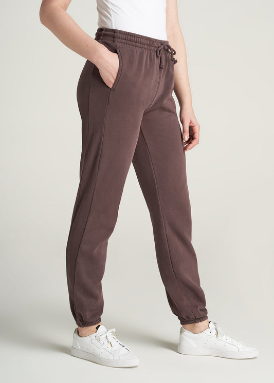    American-Tall-Women-GarmentDye-Sweatpants-DustyMerlot-side