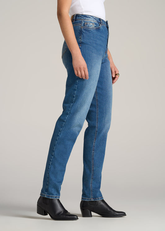       American-Tall-Women-Jada-Mom-Jeans-Authentic-Blue-side