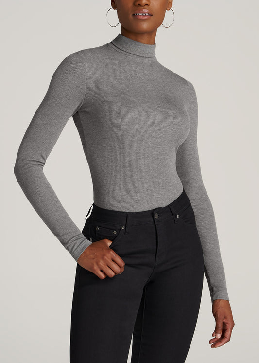    American-Tall-Women-LS-Ribbed-Turtleneck-Tee-Mid-Grey-Mix-front