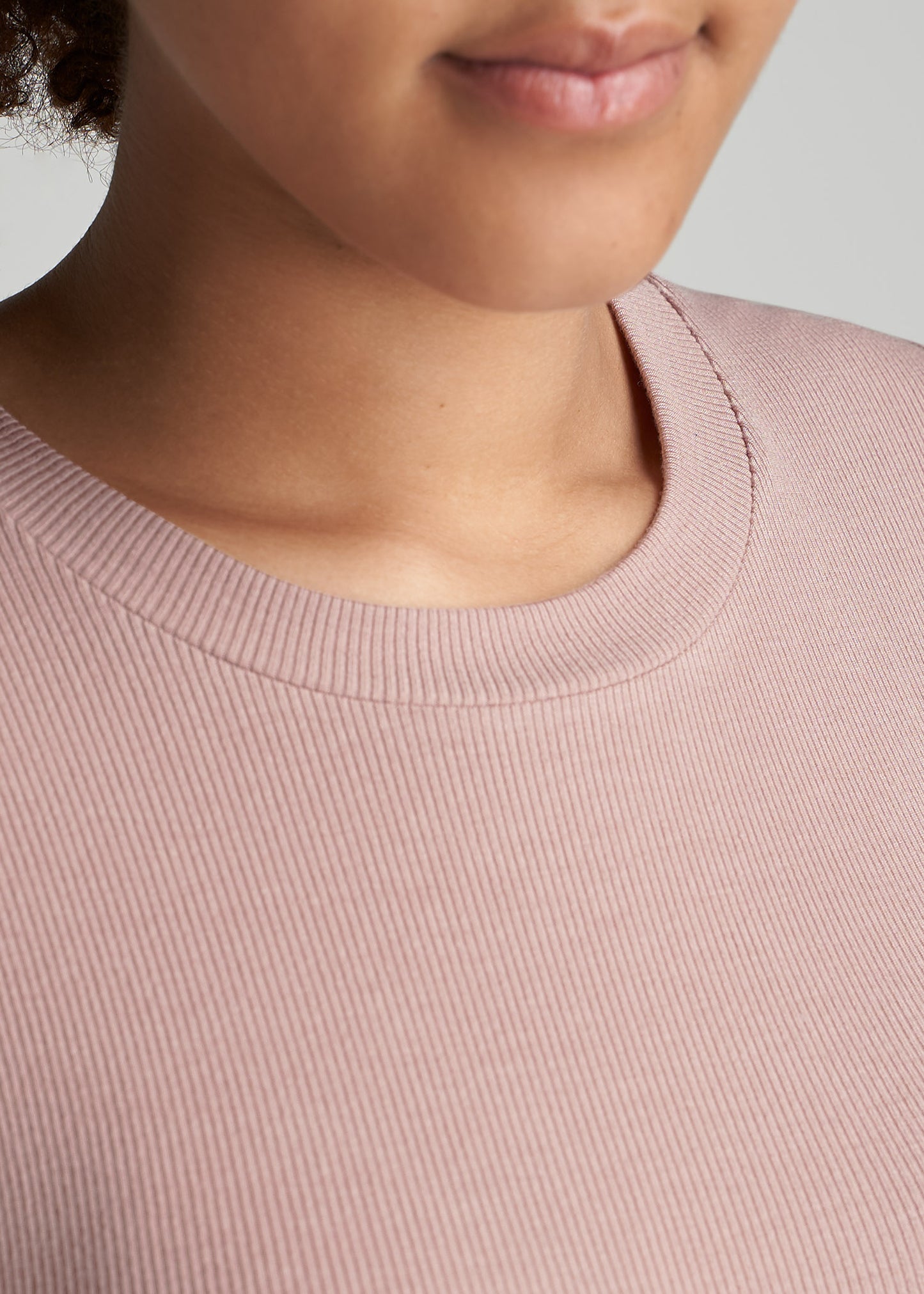 American-Tall-Women-Ribbed-Tee-BallerinaPink-detail