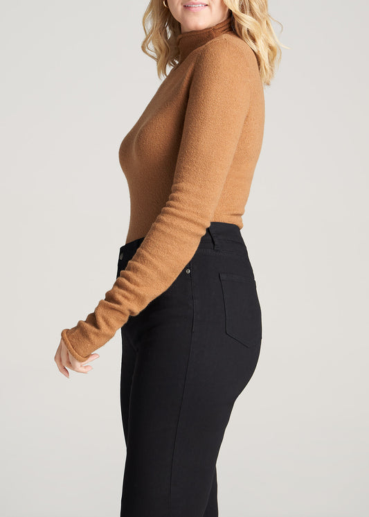 American-Tall-Women-Rolled-MockNeck-Sweater-Caramel-side