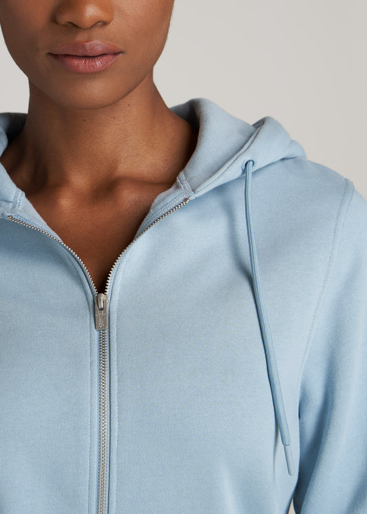         American-Tall-Women-WKND-Full-Zip-Hoodie-Partly-Cloudy-detail