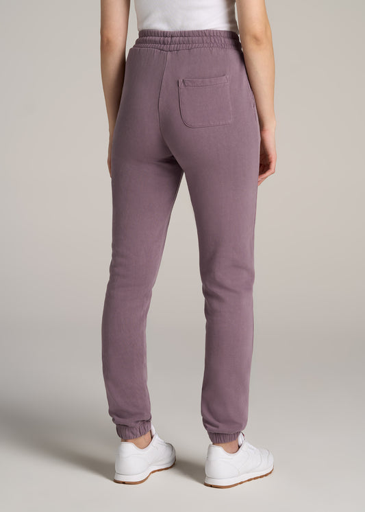    American-Tall-Women-Wearever-SLIM-High-Waisted-Garment-Dye-Sweatpants-Smoked-Mauve-back