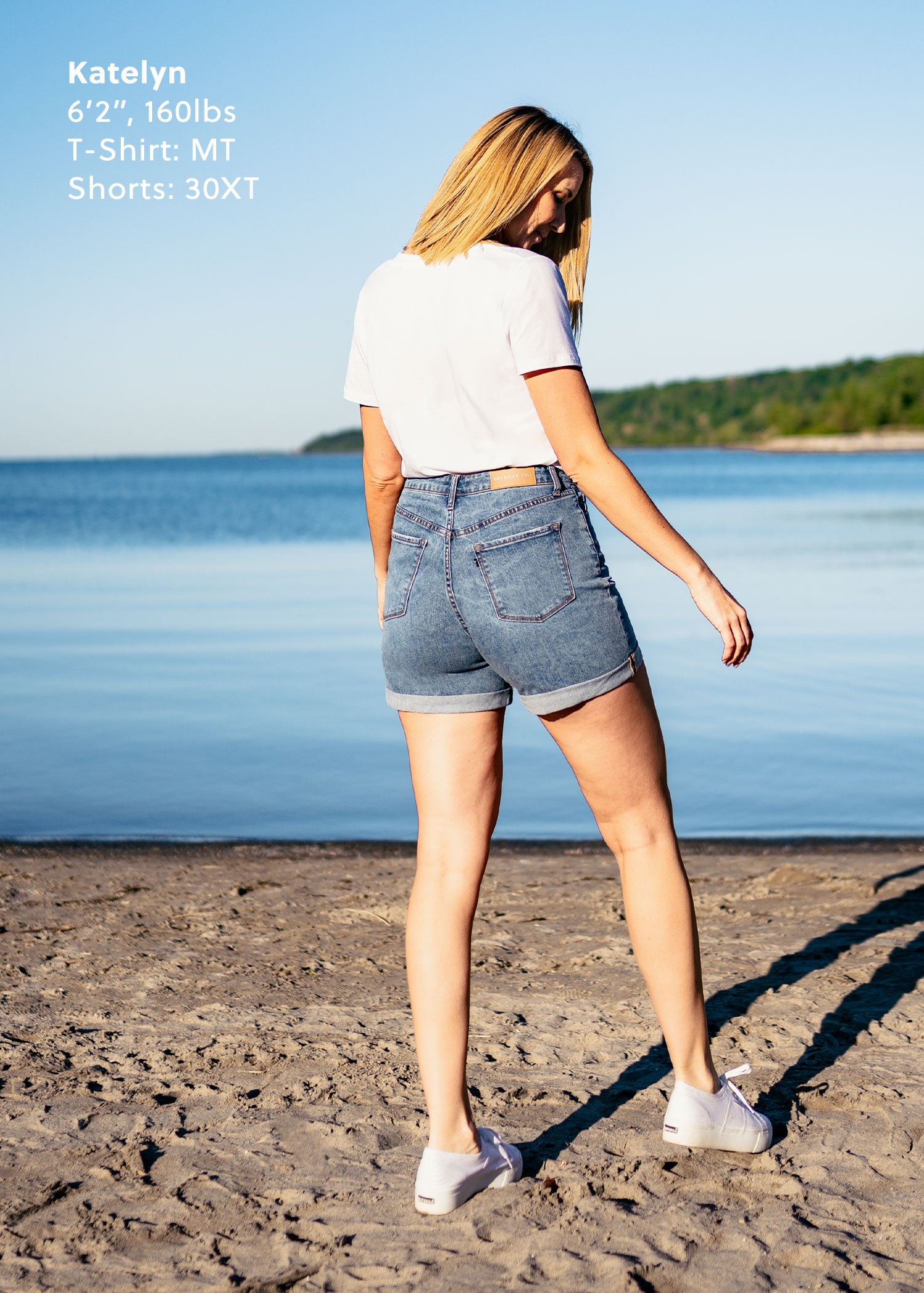 American-tall-womens-denim-shorts-lightblue-lifestyle