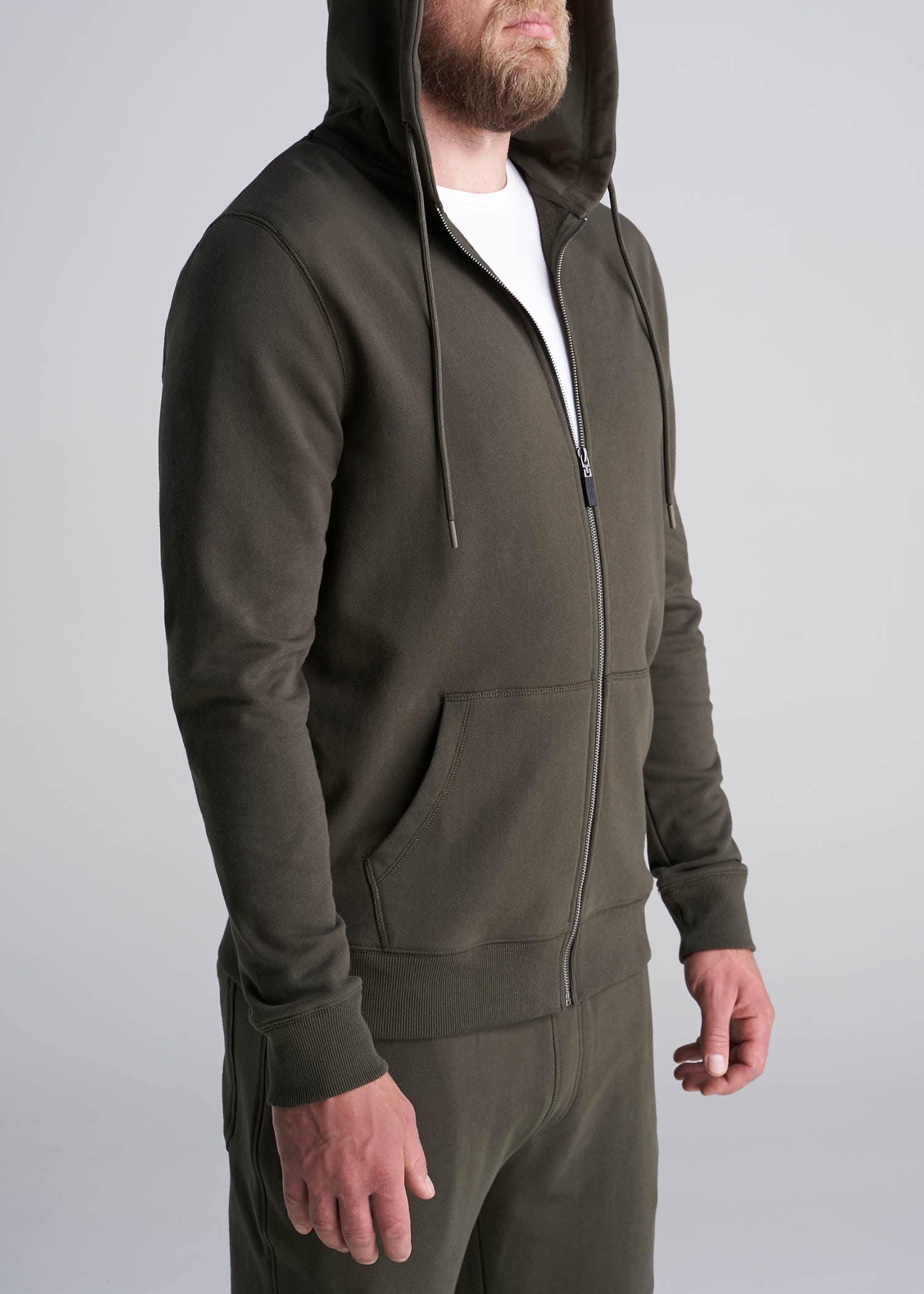 American_Tall_Men_Tall_French_Terry_Zip_Hoodie_CamoGreen-side