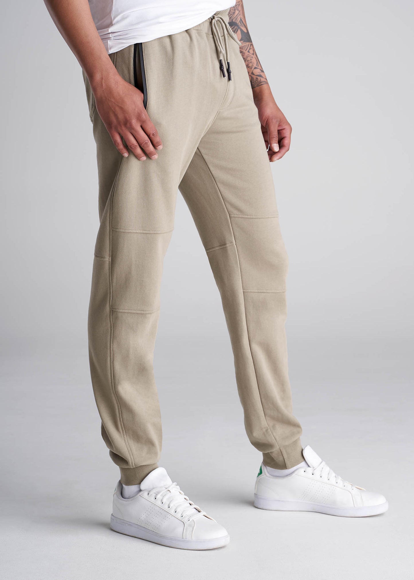 American_Tall_Men_Tall_French_Terry_Zip_Jogger_Khaki-Side