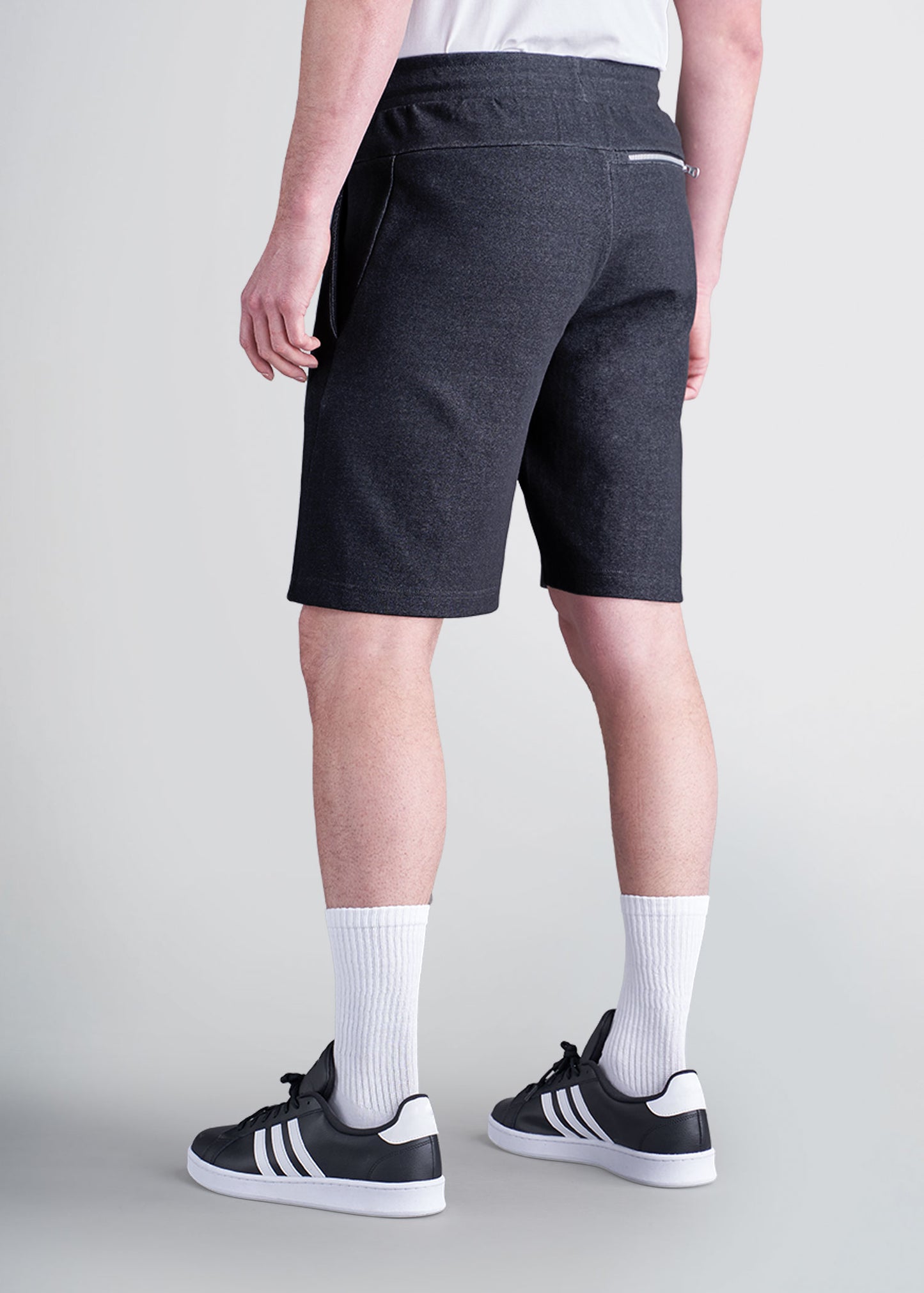 american-tall-mens-knit-athletic-shorts-charcoal-back