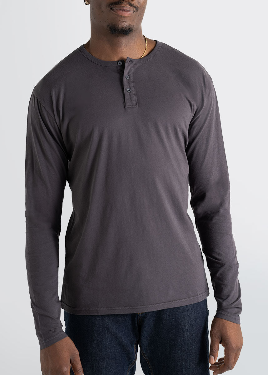 american-tall-mens-long-sleeve-henley-charcoal-front.